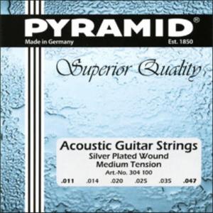 Acoustic Guitar Strings Pyramid Silver Plated Superior Quality Medium  