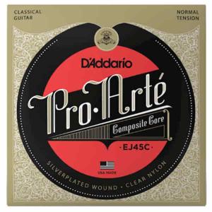 D'Addario EJ45C Pro-Arté Composite, Normal Tension Saiten für Konzertgitarre