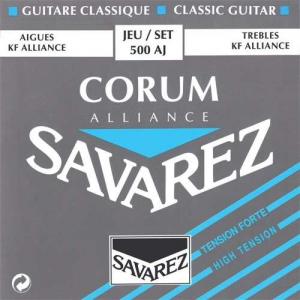 Strings for Classical Guitar Savarez Alliance  Corum 500 AJ High Tension