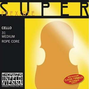 C Thomastik Superflexible Saite für Cello 30 Silver