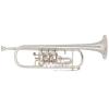 Bb Trumpet Miraphone 9R 1102A 100 Gold Brass Silver plated 