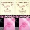 A, D Larsen Soloist + G, C Thomastik Spirocore (Tungsten) Mix Satz von Saiten für Cello