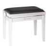 Piano bench- wooden-frame - white glossy König and Meyer 13711