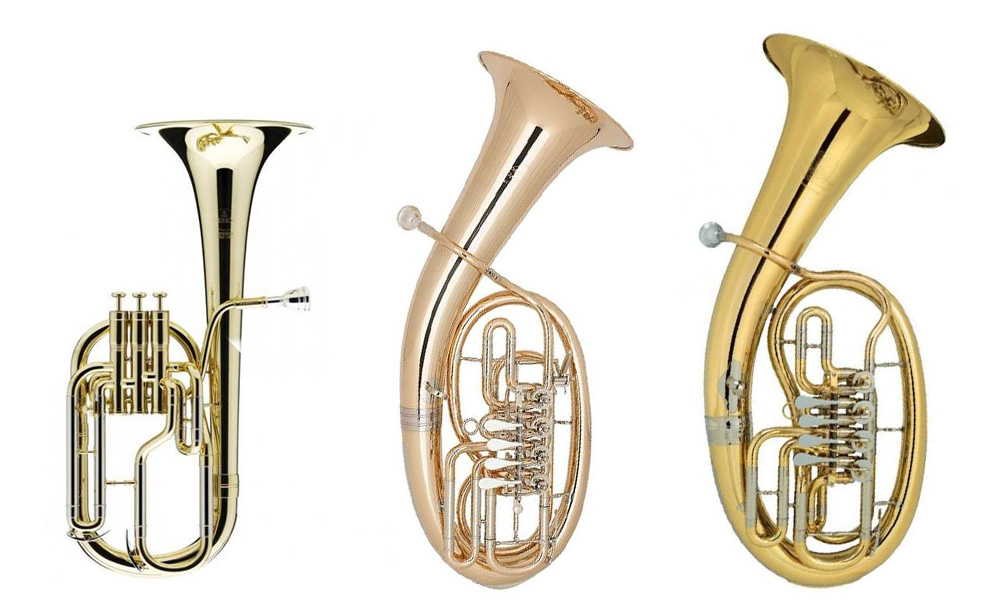 Althorn, Tenorhorn und Bariton