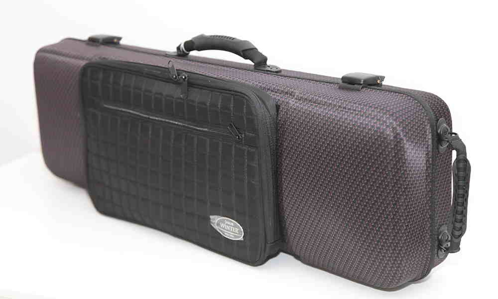 Jakob Winter JW-51025-NB Geigenkoffer mit abnehmbarer Notentasche