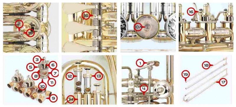 Maintenance and repair of Miraphone brass instruments