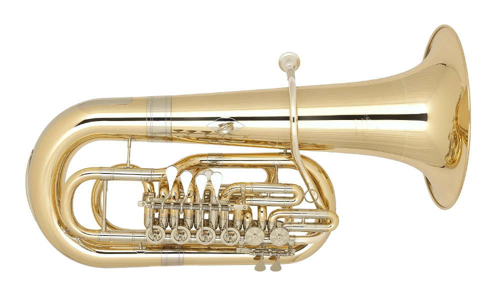 Professionelle Orchestertuba mit sechs Ventilen