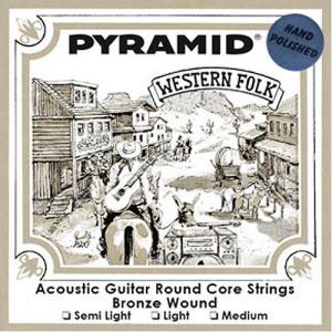 Струны для акустической гитары Pyramid Western Folk Polished
