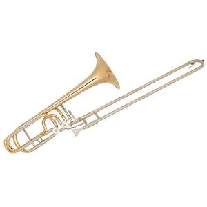 Bb/FGb Bass Slide Trombone Miraphone 691 Gold Brass