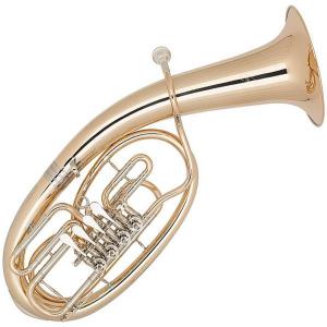 Bb Tenor Horn with 4 rotary valves Miraphone - 474 Gold Brass laquered