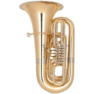 BBb Tuba Miraphone 91A gold brass