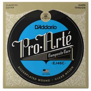 D'Addario EJ46C Pro-Arte Composite, Hard Tension Strings for Classical Guitar