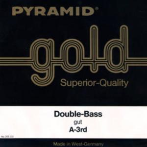 Double Bass Strings Pyramid Gold Darm