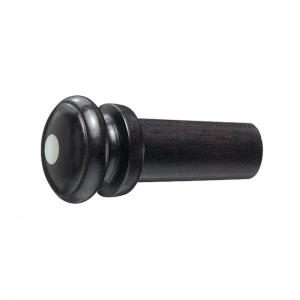 Endbutton, Standard Model with Mother of Pearl Eye, Ebony