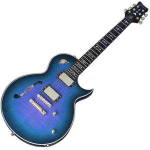 Framus Guitar AK 1974 Custom Blue Blackburst Transparent High Polish