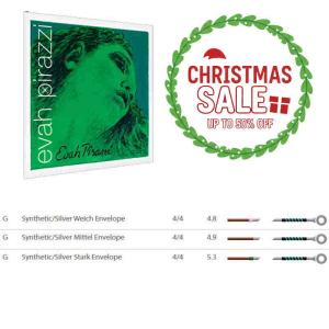 G Pirastro Violine Evah Pirazzi string synthetic/silver, strong