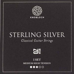 Strings for Classical Guitar Knobloch Sterling Silver Line 400SSQ Medium-High Tension Sterling Silver Q.Z