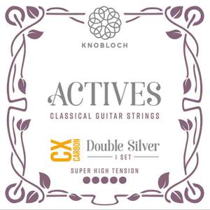 Strings for Classical Guitar Knobloch Actives 600ADC Super High Tension Double Silver C.X.