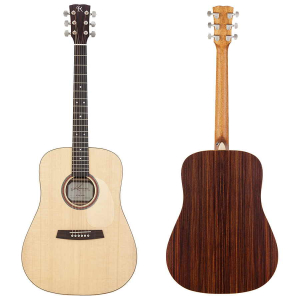 Kremona F10 Dreadnought Akustikgitarre, Massive Decke