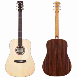 Kremona F10E Dreadnought Akustikgitarre, Massive Decke