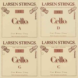 Larsen Fractional Cello Strings Set for Fractional Sizes