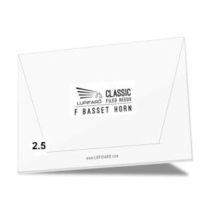 Lupifaro  Classic "Filed Cut" 2,5 Bassethorn-Rohrblätter