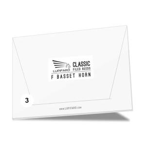 Lupifaro  Classic "Filed Cut" 3 Bassethorn-Rohrblätter