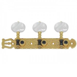 Set Machine Heads for Classical Guitar Gold plated Gotoh Lyra 35G1600