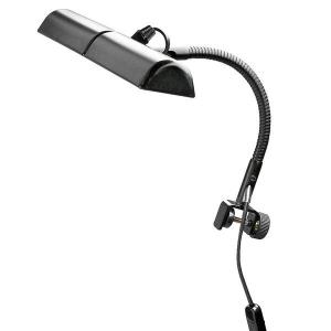 Double music stand light - black