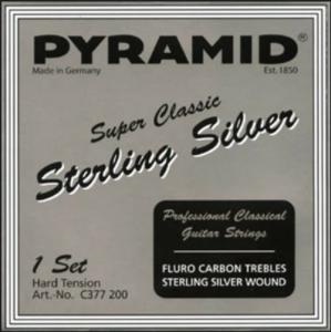 Classical Guitar Strings Pyramid Super Classic Sterling Silver Carbon