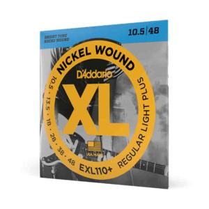 D'Addario 10,5-48 Regular Light Plus XL Nickel Strings for Electric Guitar