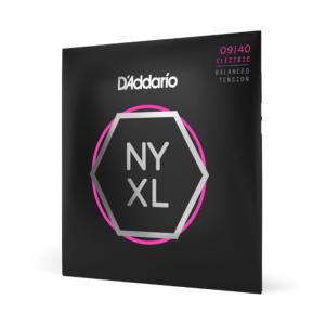 D'Addario 9-40 Balanced Tension Super Light, NYXL Strings for Electric Guitar