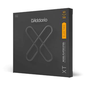 D'Addario 10-59 Regular Light, 7 String, XT Nickel Strings for Electric Guitar