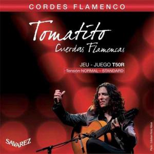 Strings for Flamenco Guitar Savarez Tomatito T50 R Standard Tension