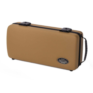 Jakob Winter JW-62721-CARAMEL Techleather Koffer für Klarinette, Böhm System
