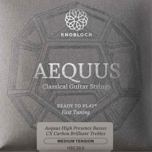 Knobloch Aequus CX Carbon USC 33.5 Medium Double Silver