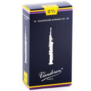 Vandoren Traditional SR2025 Reeds for soprano saxophone - 2,5