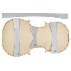 Stradivari Mediceo 1716 комплект шаблонов сводов нижней деки скрипки