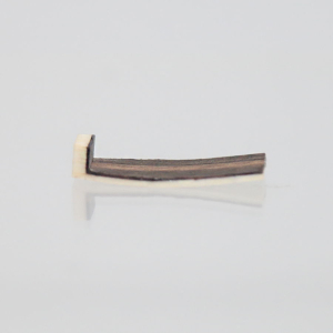 Bogenkopf-Plättchen für Violinenbogen (Knochen und Ebenholz)