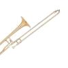 Bb/F Tenor Slide Trombone Miraphone Bb-61D Gold Brass