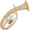 Bb Tenor Horn with 3 rotary valves Miraphone - 47 Gold Brass laquered