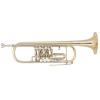 Bb Trumpet with 3 rotary valves, trigger on 3rd valve Miraphone 9R