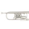 Bb Trumpet with 3 rotary valves Miraphone 9R Yellow Brass silver plated