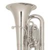 BBb Tuba Miraphone 12914 silver plated