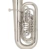 BBb Tuba Miraphone 282A silver plated