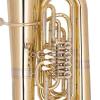 BBb Tuba Miraphone 496A "Hagen-496" gold brass