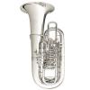 F Tuba with 6 rotary valves B&S 3100-S PT-9 silver plated