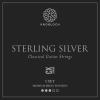 Strings for Classical Guitar Knobloch Sterling Silver Line 400SSC Medium-High Tension Sterling Silver Carbon CX