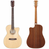 Kremona M25E CW OM Akustikgitarre,Vollmassiv