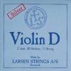 Larsen Original D String for Violin, Nylon/Silver